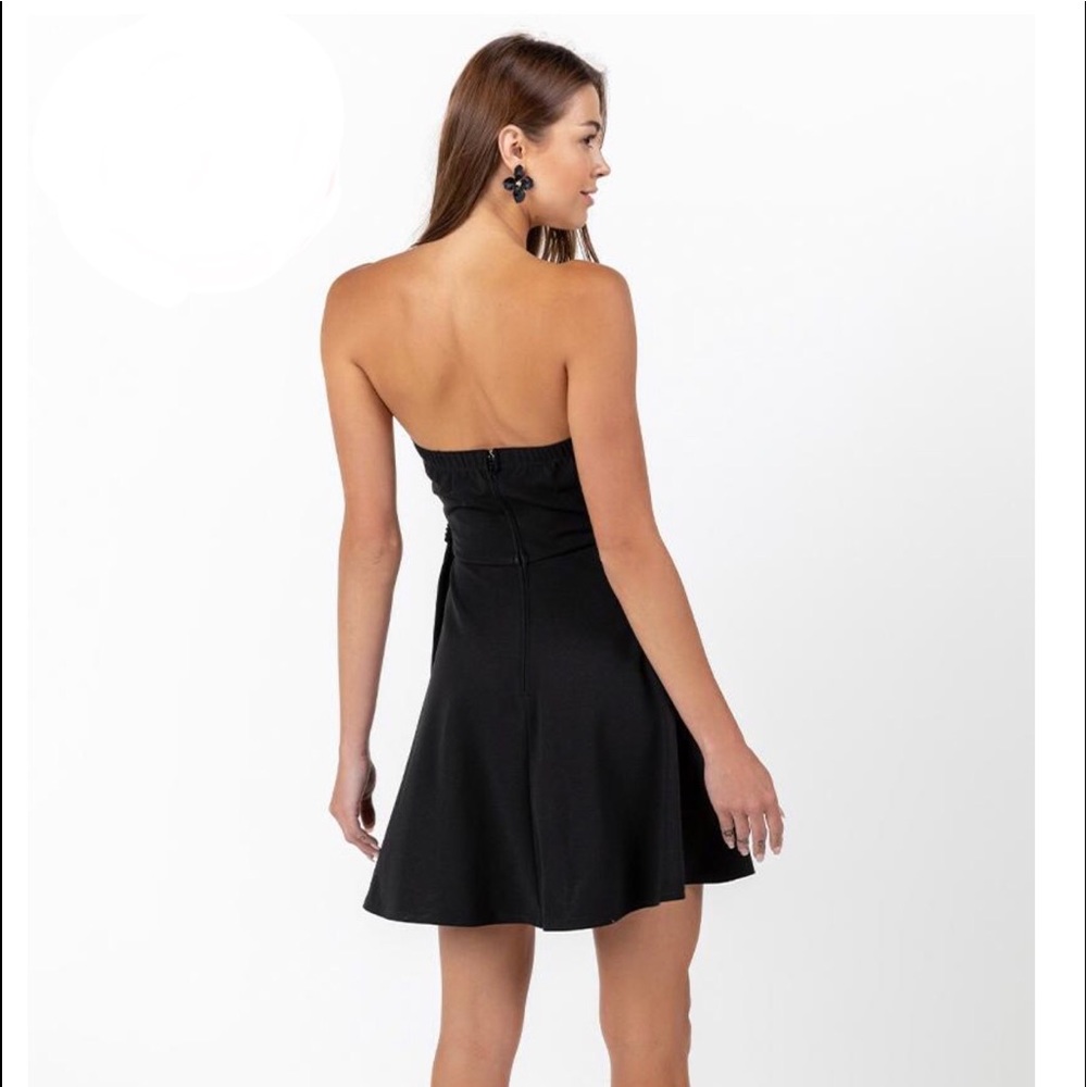 Francesca’s Edith Strapless Fit & Flare Dress - Picture 2 of 5